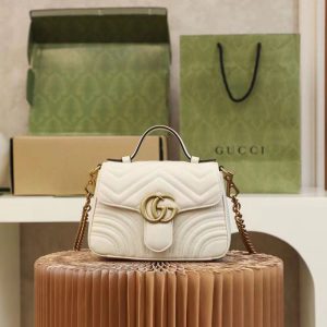 GUCCI MARMONT MINI HANDLE BAG 1 (1)