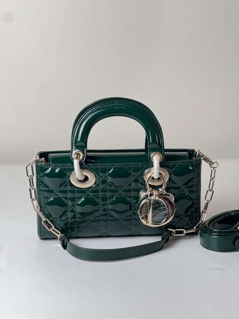 Dior small Lady D-Joy bag patent cannage calfskin 2